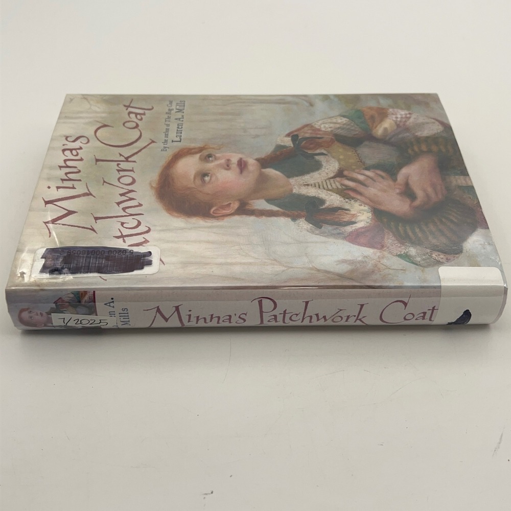 Minna's Patchwork Coat Lauren A Mills First Edition Hardcover 2015 Appalachian - Picture 3 of 5